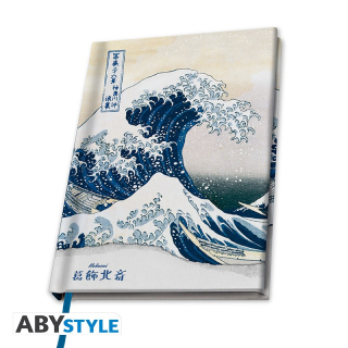 Zápisník - Hokusai - Great Wave A5