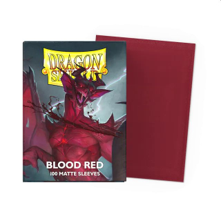 Obal Dragon Shield 100ks MATTE - Blood Red 