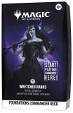 Magic The Gathering TCG: Foundations Starter Commander WRETCHED RANKS