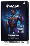 Magic The Gathering TCG: Foundations Starter Commander KEEN ENGINEERING