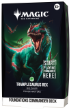Magic The Gathering TCG: Foundations Starter Commander TRAMPLESAURUS REX