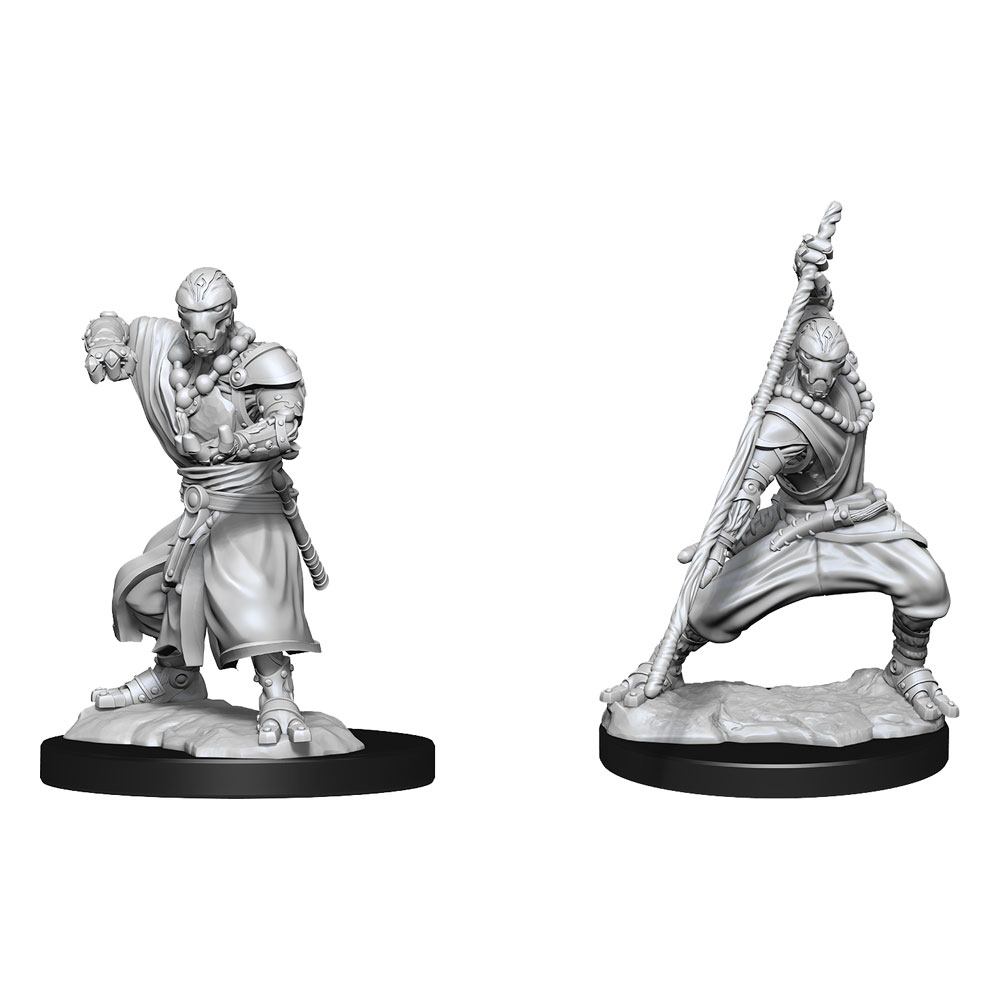 Dungeons & Dragons Nolzur's Marvelous Miniatures - Warforged Monk 2-Pack, 4 cm