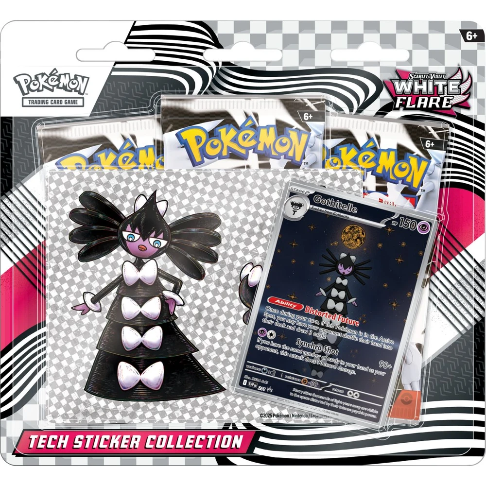 Pokémon TCG: Scarlet & Violet 10,5 White Flare - Tech Sticker Collection