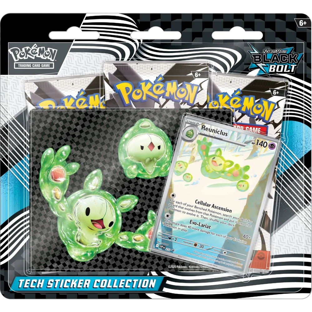 Pokémon TCG: Scarlet & Violet 10,5 Black Bolt - Tech Sticker Collection