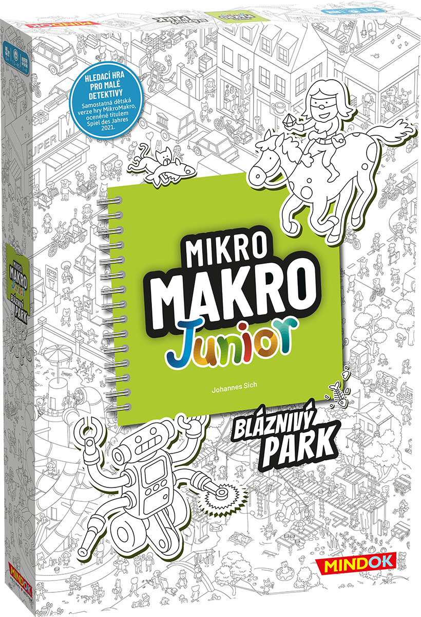 MikroMakro Junior: Bláznivý park - spoločenská hra