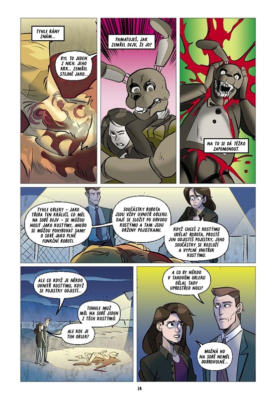 Five Nights at Freddy's (7): Útesy a další příběhy (komiks) [Cawthon Scott]