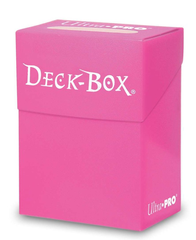 Krabička na karty UltraPRO - Solid Deck Box – ružová (BRIGHT PINK)
