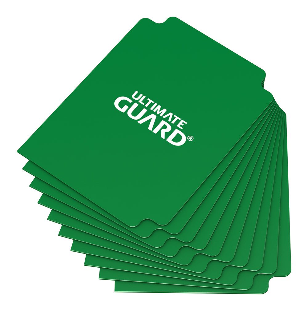 Deck Dividers Ultimate Guard (10) - Green - rozdeľovače kariet