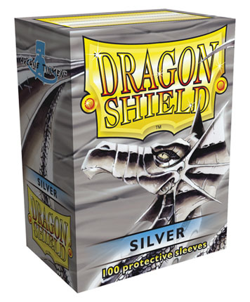 Obal Dragon Shield 100ks – strieborný