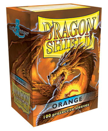 Obal Dragon Shield 100ks – oranžový