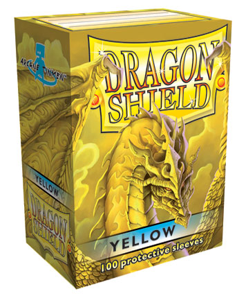 Obal Dragon Shield 100ks – žltý