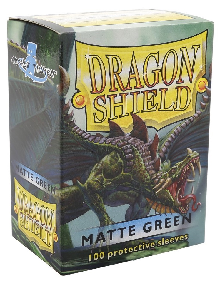 Obal Dragon Shield 100ks MATTE – zelený