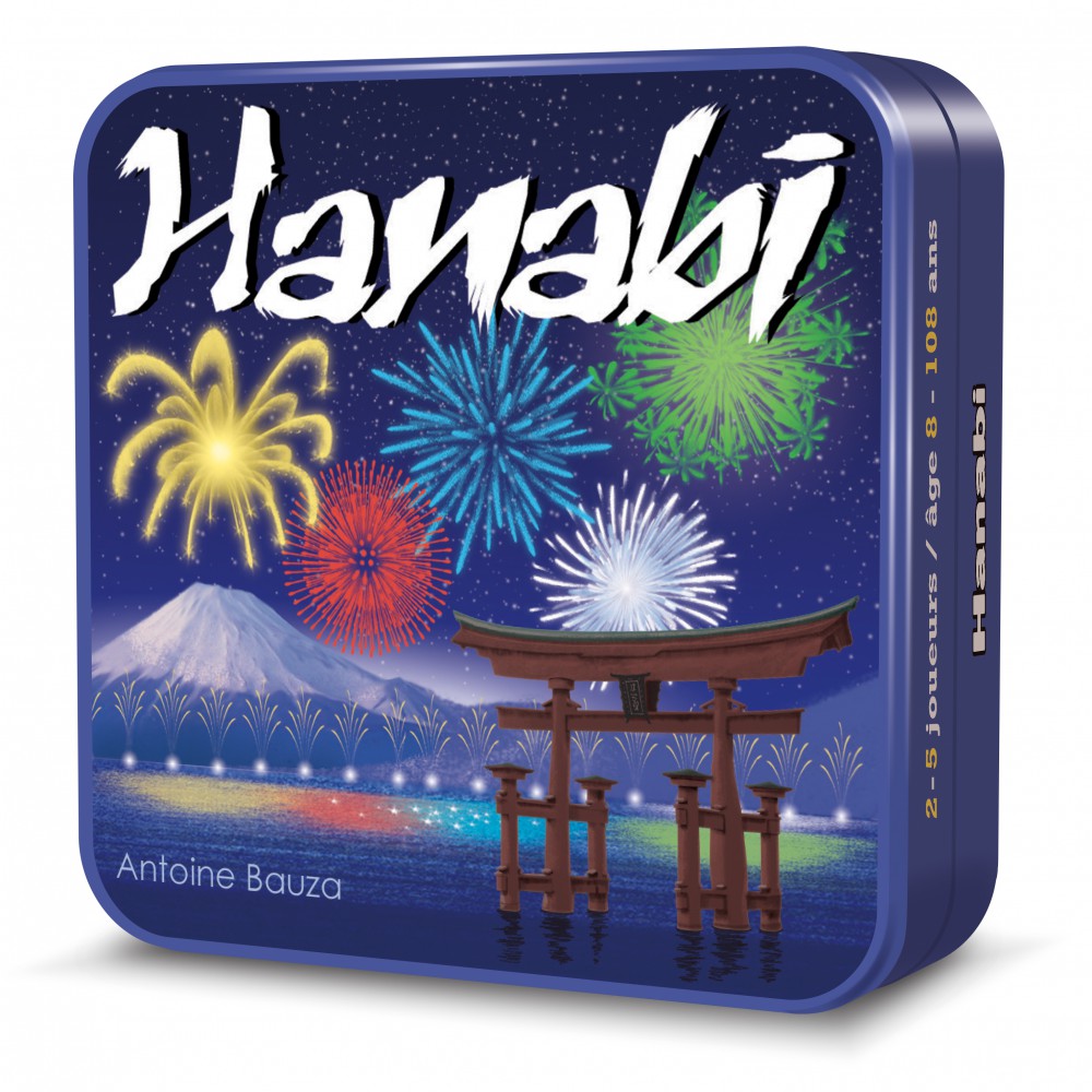 Hanabi v plechovke - kartová hra