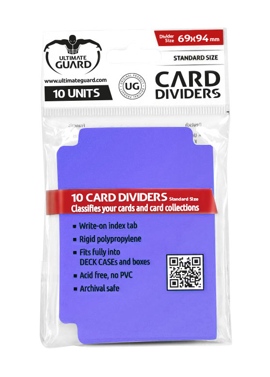 Deck Dividers Ultimate Guard (10) - Purple - rozdeľovače kariet