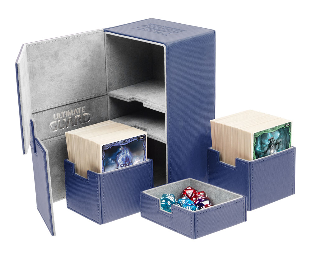 Krabička Ultimate Guard Twin Flip´n´Tray Deck Case 200+ blue