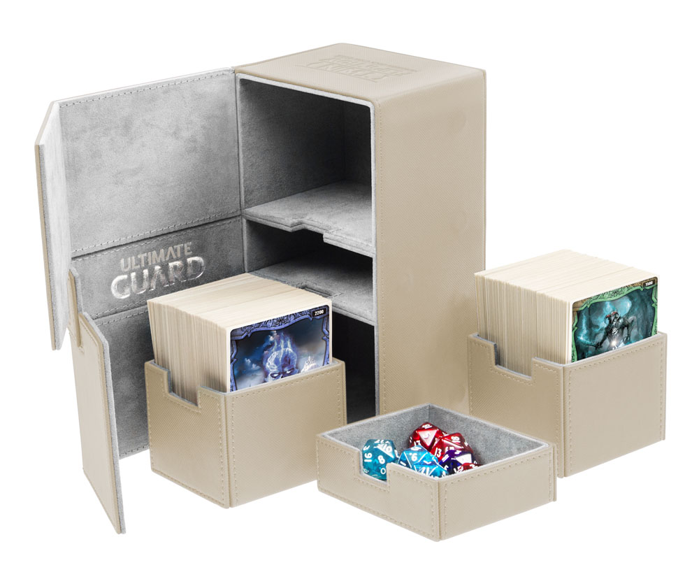 Krabička Ultimate Guard Twin Flip´n´Tray Deck Case 200+ sand