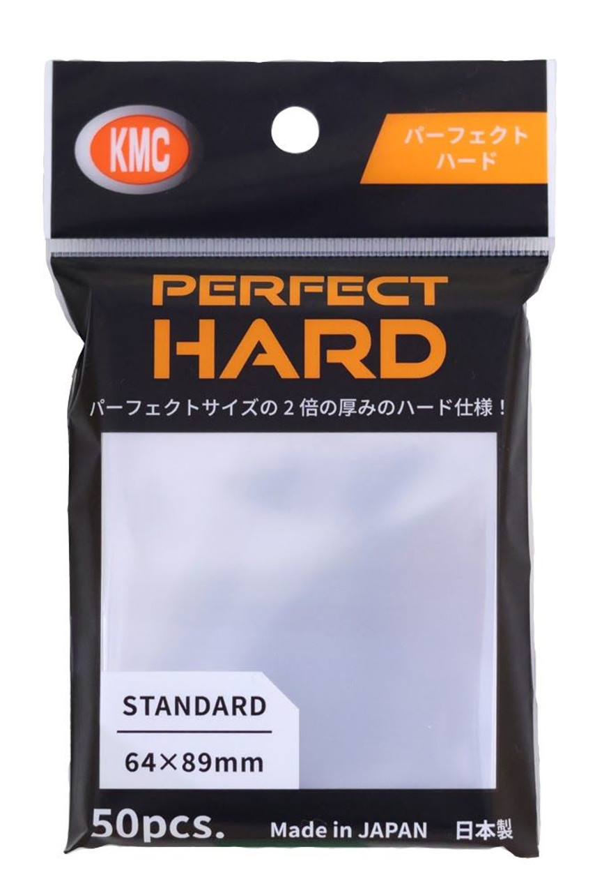 Obal KMC PERFECT SIZE HARD 50ks - priehľadný