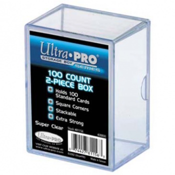 Krabička UltraPRO - 100 kariet, plastová, priehľadná