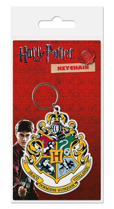 Kľúčenka Harry Potter Rubber Keychain Hogwart's Crest 6 cm