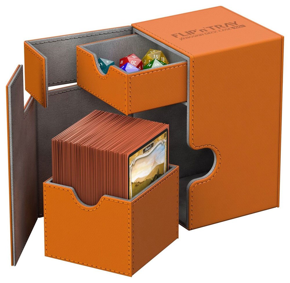 Krabička Ultimate Guard Flip´n´Tray Deck Case 100+ Orange
