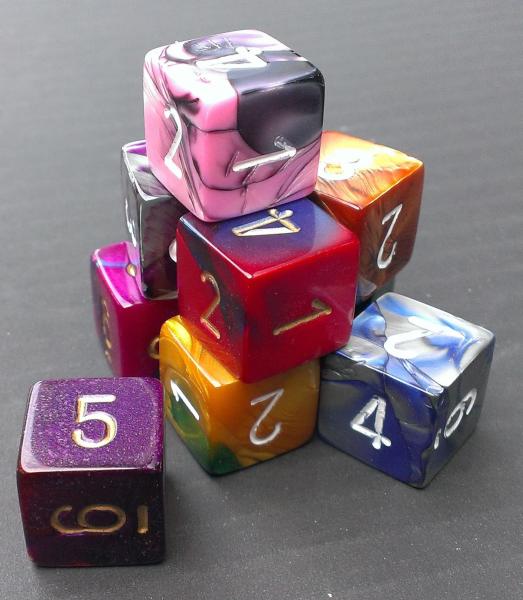 Kocka hracia - Gemini D6 (čísla)