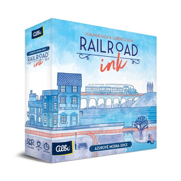 Railroad ink (Modrá edícia) - spoločenská hra