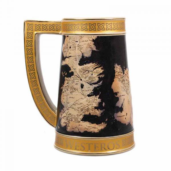 Pohár Game of Thrones Collectors Stein Westeros Map