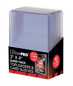 Obal UltraPRO TOPLOADER 3" X 4" Super Thick 130PT with Card Sleeves 10ks