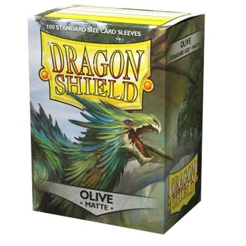 Obal Dragon Shield 100ks MATTE - Olive