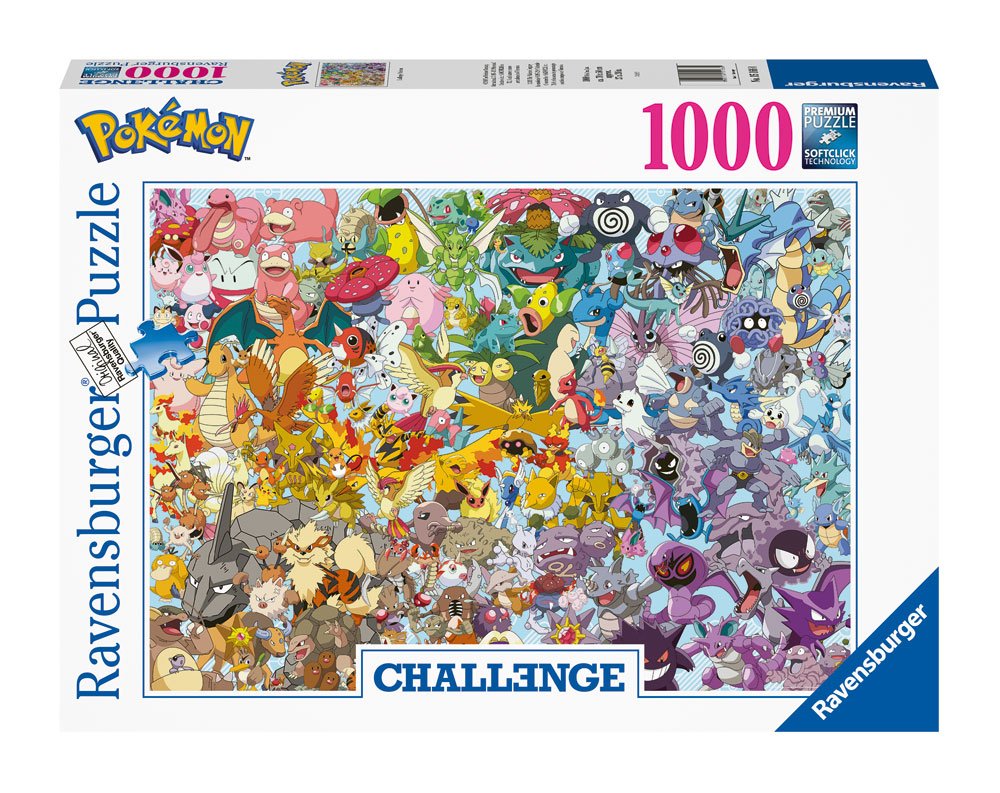 Puzzle - Pokémon Challenge Jigsaw Puzzle Group (1000 pieces)