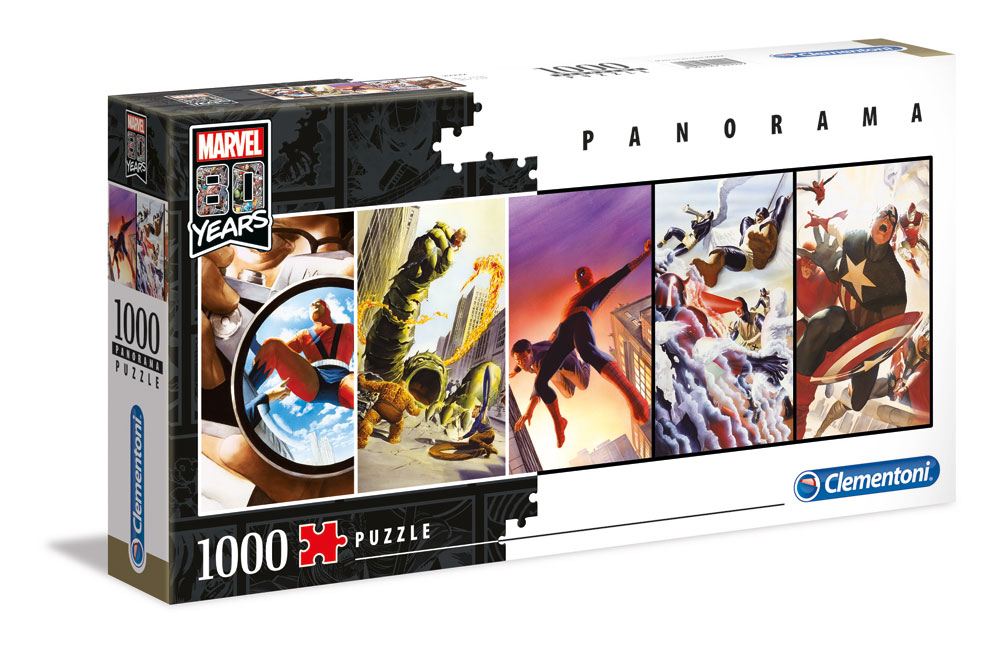 Puzzle - Marvel 80th Anniversary Panorama Puzzle Characters