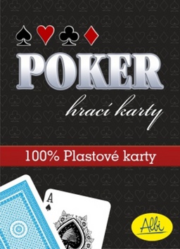 Poker – plastové karty modré