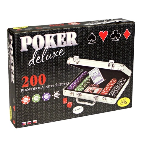 Poker - Deluxe 200 žetónov