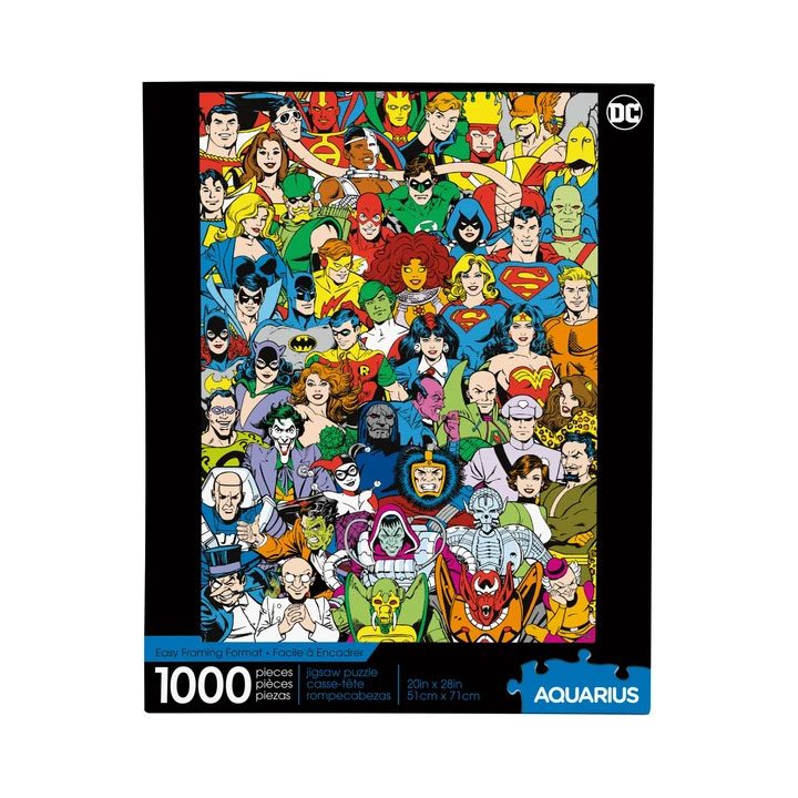 Puzzle - DC Comics Jigsaw Puzzle Retro Cast (1000 pieces)