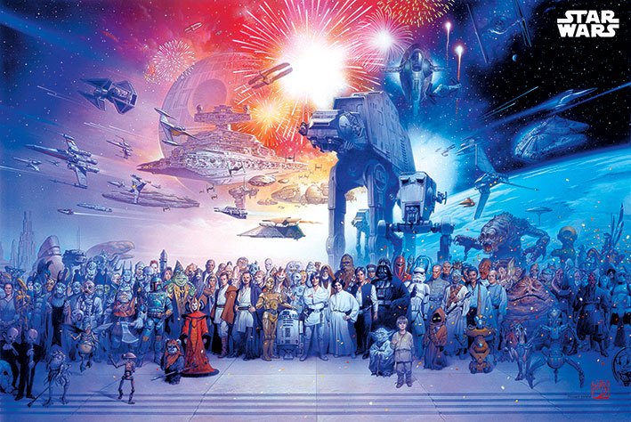Plagát Star Wars Poster - Universe 61 x 91 cm