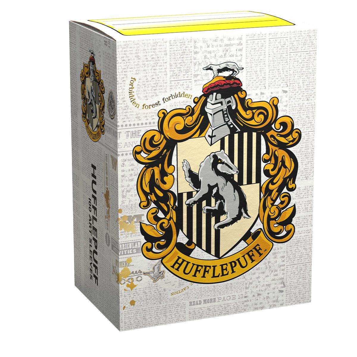 Obal Dragon Shield 100ks ART Matte - Harry Potter Hufflepuff