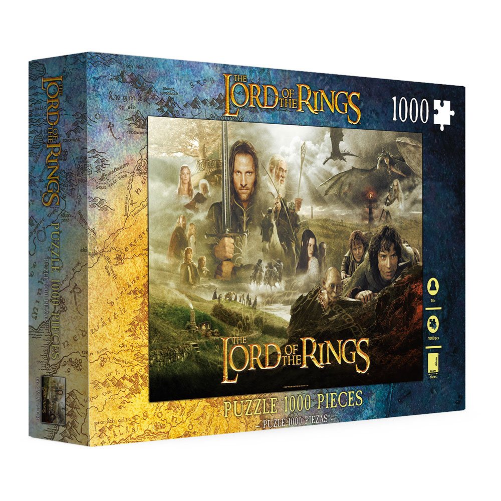 Puzzle - Lord of the Rings Jigsaw Puzzle Poster (1000)