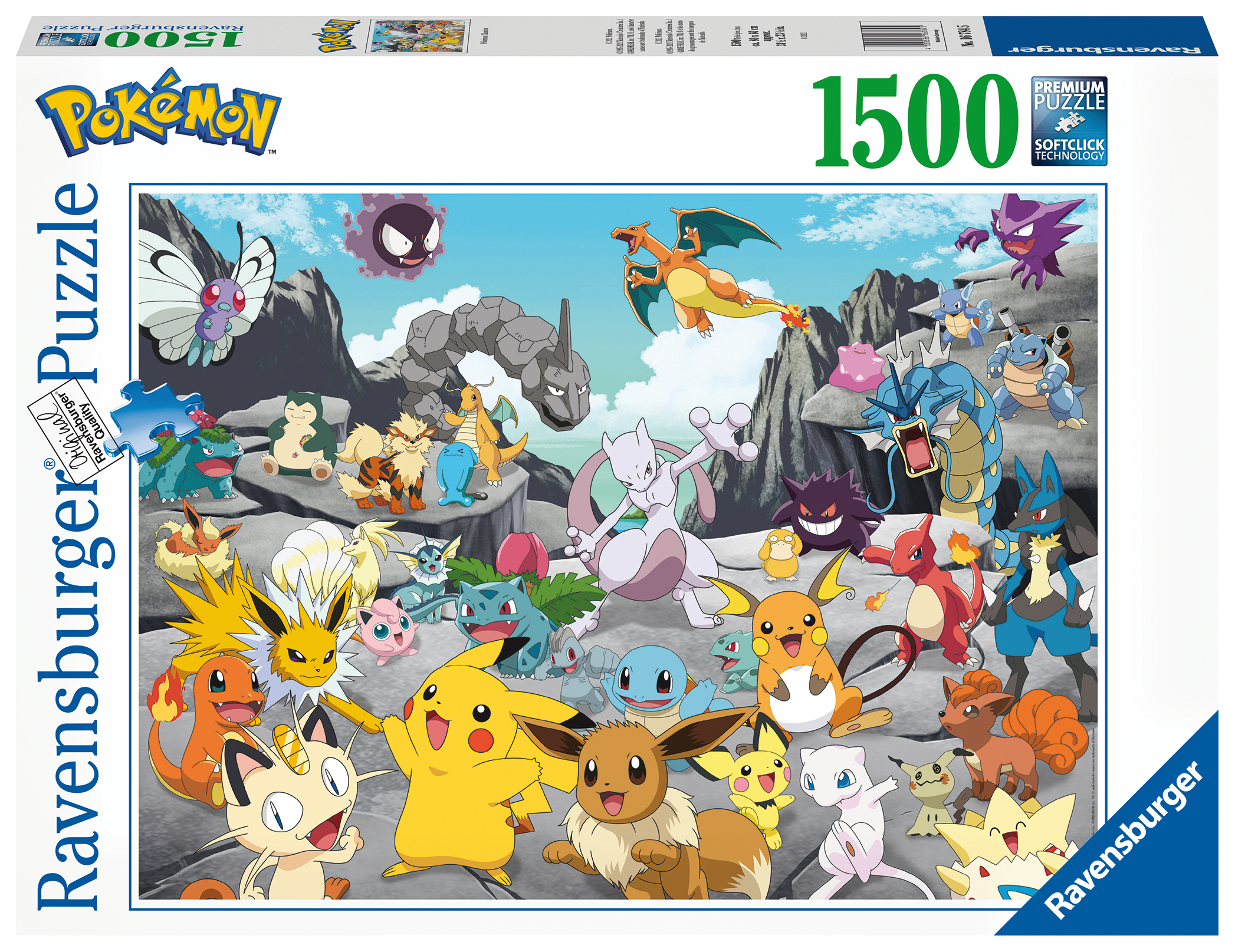 Puzzle - Pokémon Classics (1500 pieces)