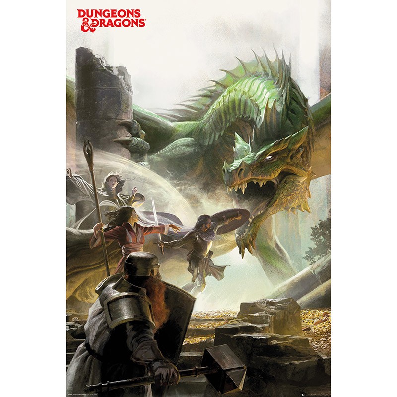 Plagát Dungeons & Dragons Adventure 61 x 91 cm