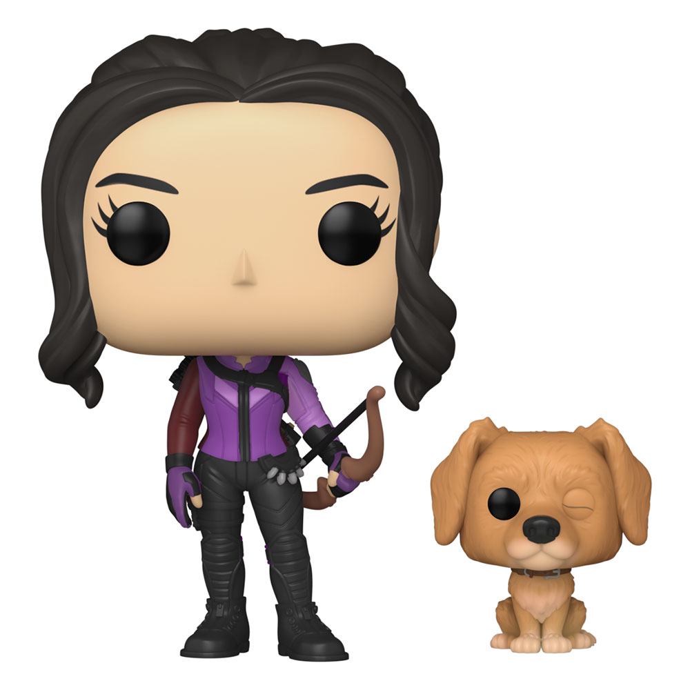 Funko POP: Hawkeye TV - Kate Bishop with Lucky the Pizza Dog 10cm