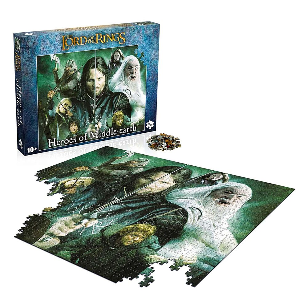 Puzzle - Lord of the Rings Jigsaw Puzzle Heroes of Middle Earth (1000 pieces)