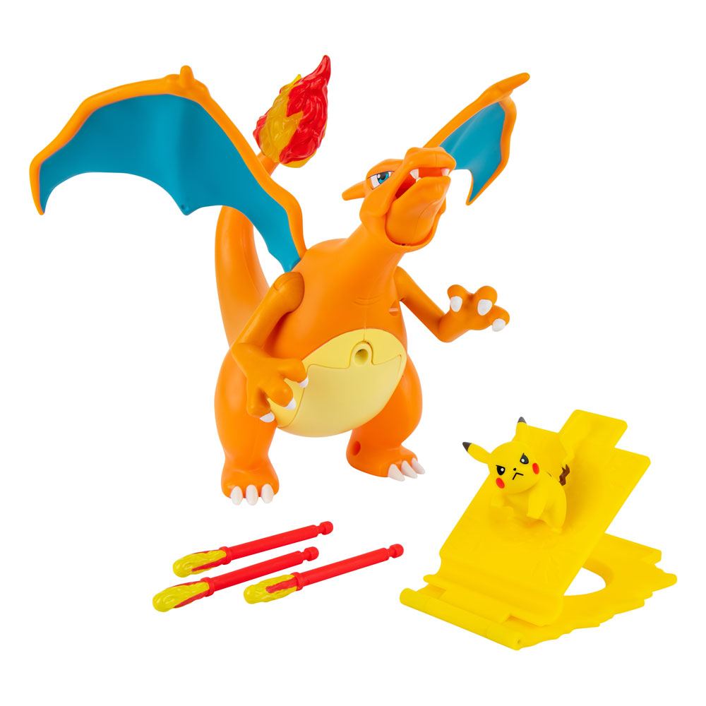 Pokémon Interactive Deluxe Action Figure Charizard (15 cm) & Pikachu (3cm)