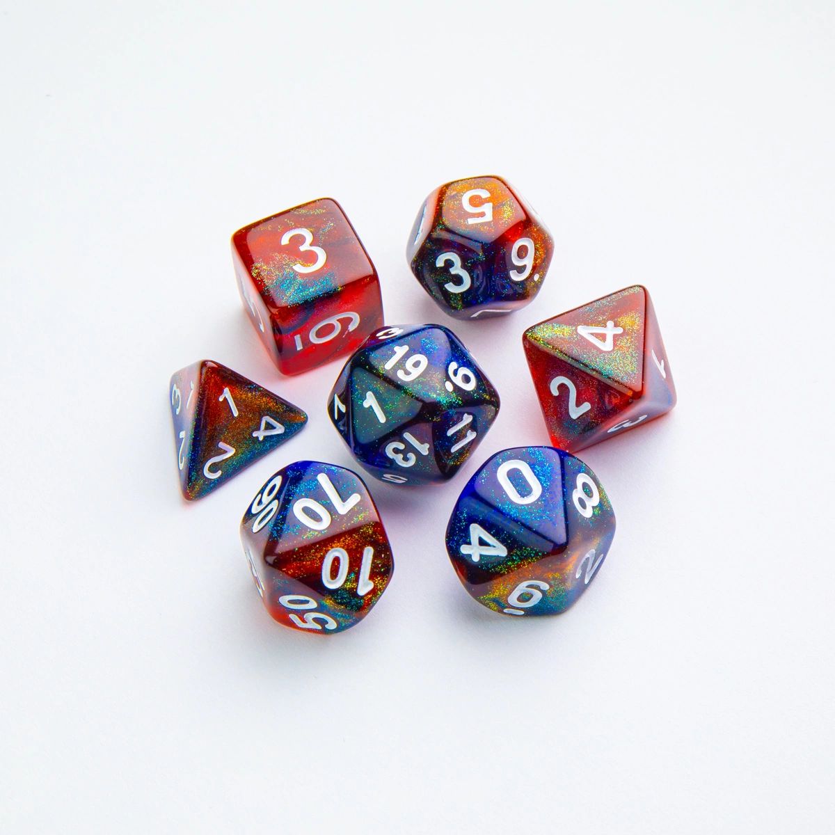 Kocka Set (7) Gamegenic - Galaxy Series - Mars