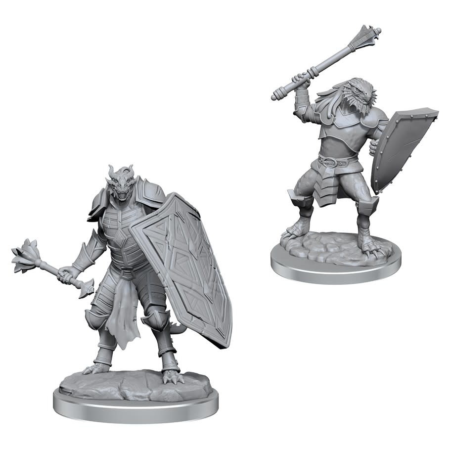 Dungeons & Dragons Nolzur's Marvelous Miniatures - Dragonborn Clerics 2-Pack, 4 cm
