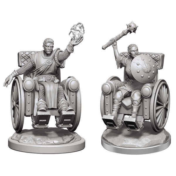 Dungeons & Dragons Nolzur's Marvelous Miniatures - Human Clerics 2-Pack, 4 cm