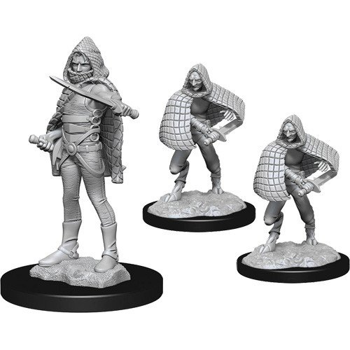 Dungeons & Dragons Nolzur's Marvelous Miniatures Darkling Elder & Darklings 3-Pack, 3 cm