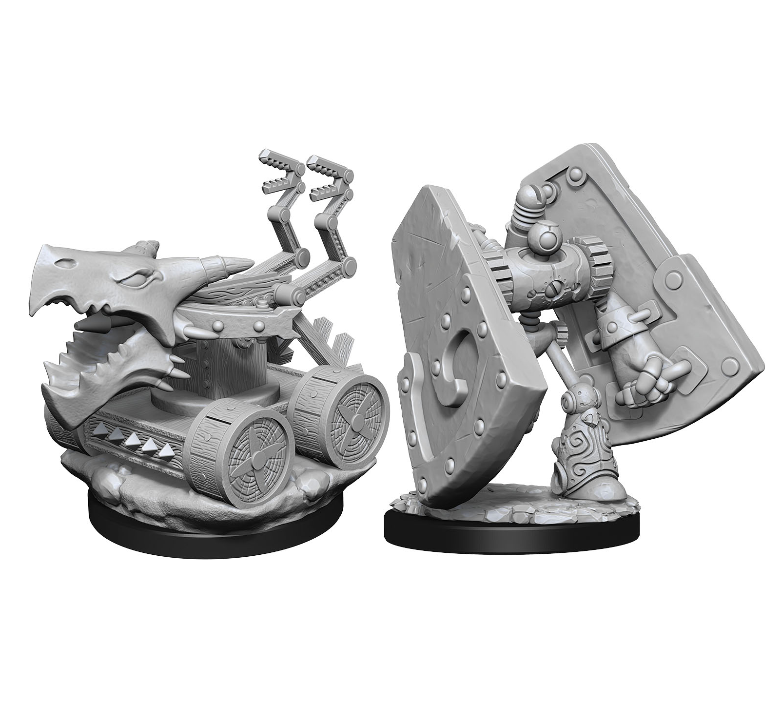 Dungeons & Dragons Miniatures - Stone Defender & Oaken Bolter 2-Pack, 4 cm