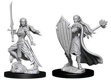 Dungeons & Dragons Nolzur's Marvelous Miniatures -  Elf Paladin Female 2-pack, 4 cm