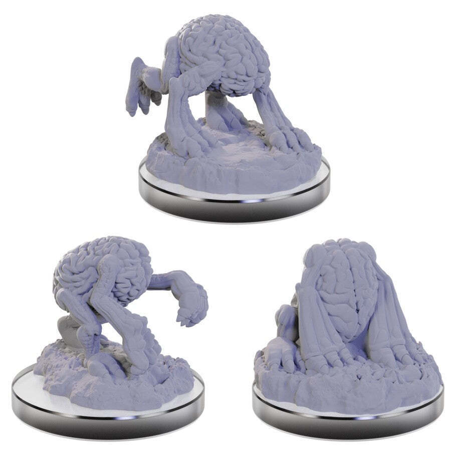 Dungeons & Dragons Nolzur's Marvelous Miniatures - Intellect Devourers 3-pack, 1 cm