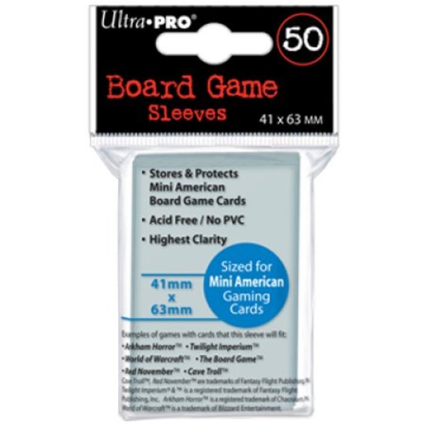 Obal Board Game Sleeves UP (50) American Mini 41x63